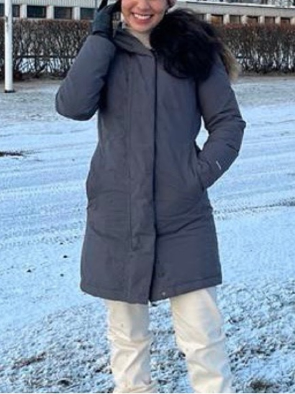 The North Face Quilted Jacket in Grey